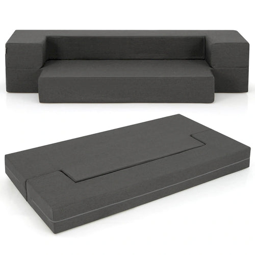 Canapé-lit pliant 8 pouces en mousse haute densité avec housse lavable