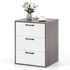 Commode de rangement à 3 tiroirs avec plateau large