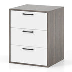 Commode de rangement à 3 tiroirs avec plateau large