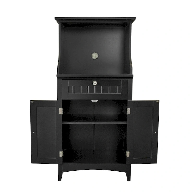 Meuble de rangement pour micro-ondes et cafetière