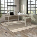 Bureau d'angle 60W x 30D avec pieds en métal