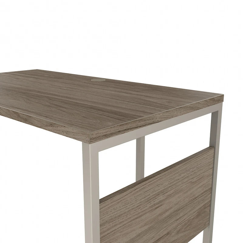 Bureau d'angle 60W x 30D avec pieds en métal