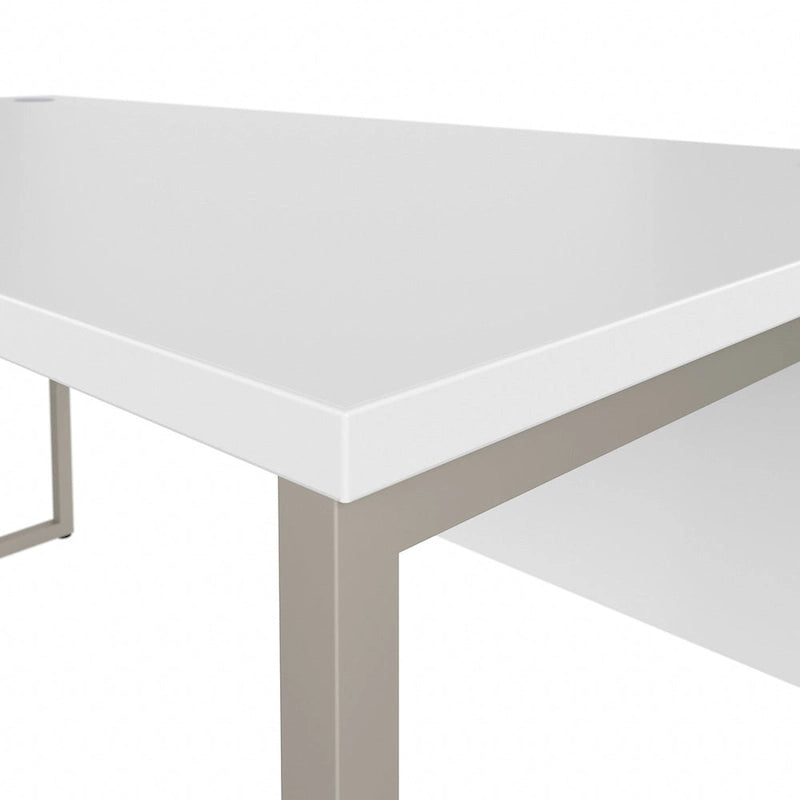 Bureau d'angle 60W x 30D avec pieds en métal