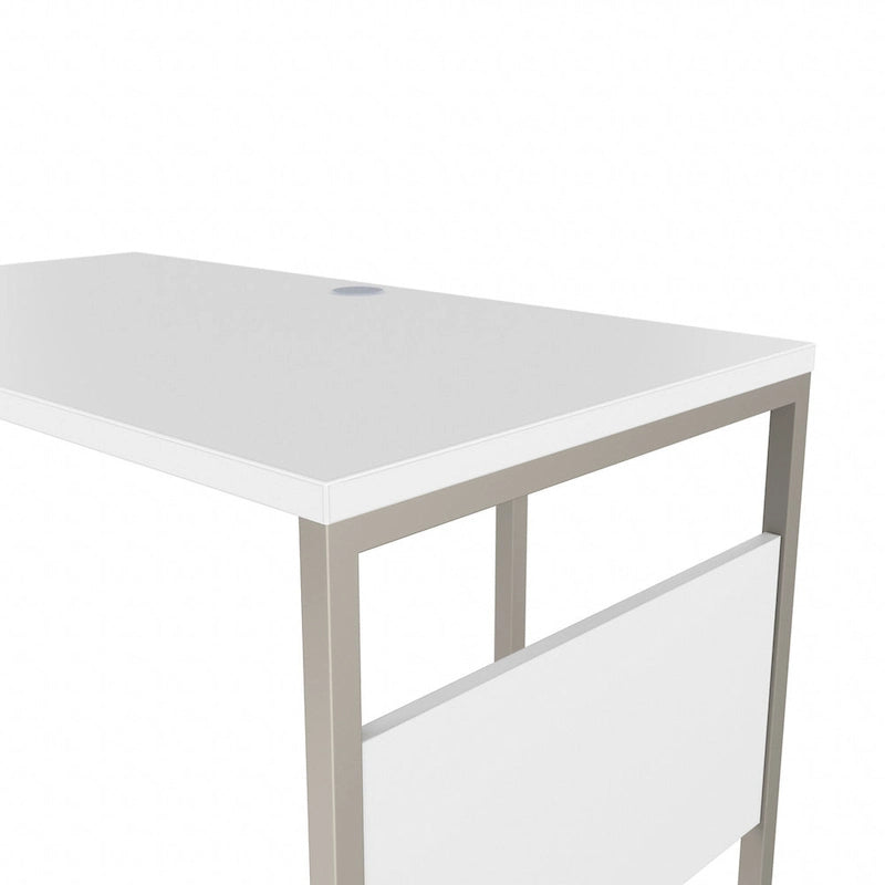 Bureau d'angle 60W x 30D avec pieds en métal