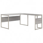 Bureau d'angle 60W x 30D avec pieds en métal