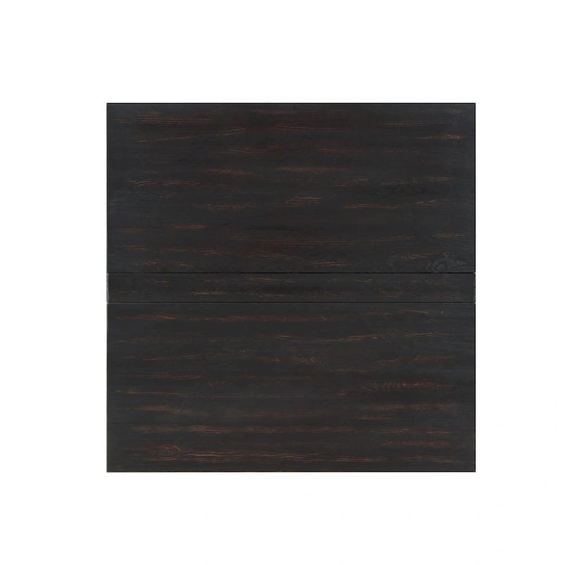 Table basse de rangement de 36 po en acacia et pin, style rustique