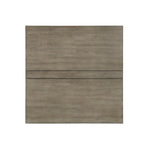 Table basse de rangement de 36 po en acacia et pin, style rustique