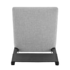 Chaise de salle à manger en similicuir et lin (lot de 2)