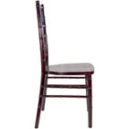 Chaise Chiavari en bois – 18P x 15,75L x 36H