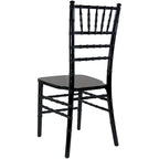 Chaise Chiavari en bois – 18P x 15,75L x 36H