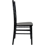 Chaise Chiavari en bois – 18P x 15,75L x 36H