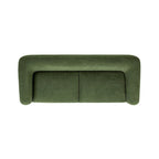 Canapé en tissu bouclette avec pieds en bois de 229,87 cm