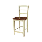 Tabouret de bar en bois massif