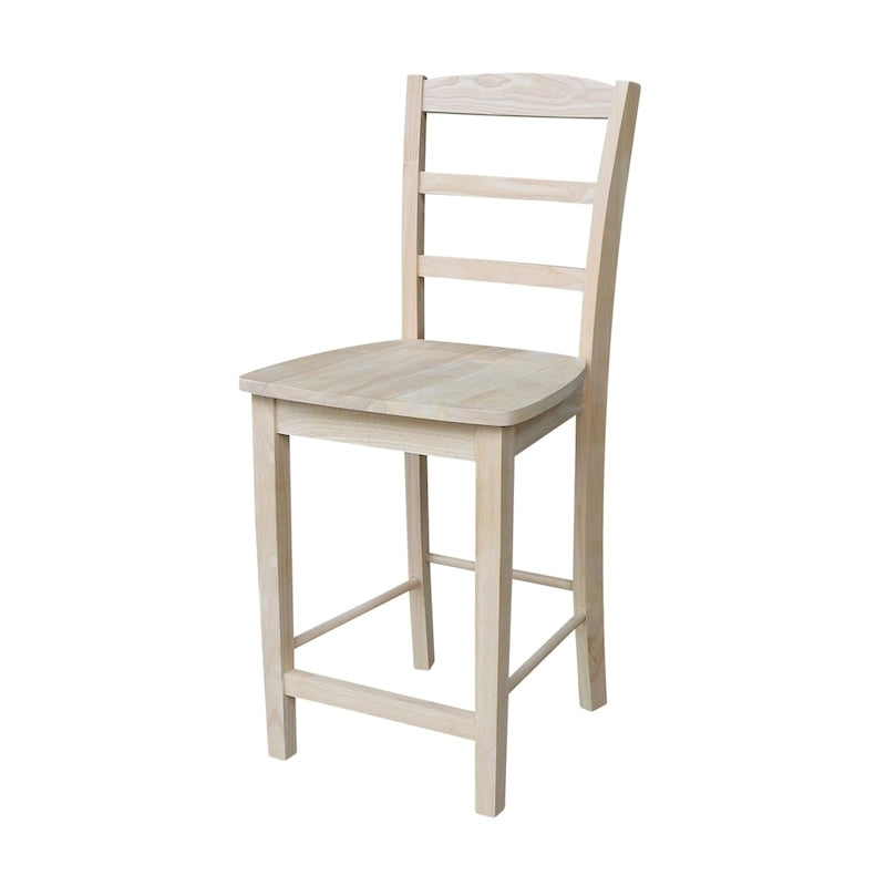Tabouret de bar en bois massif