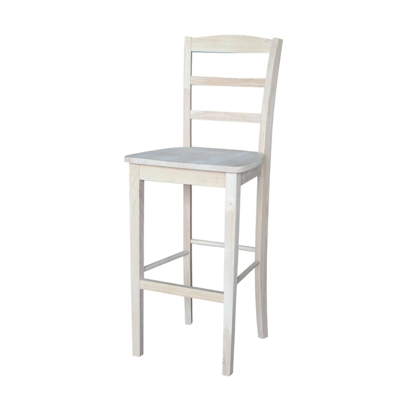 Tabouret de bar en bois massif