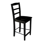 Tabouret de bar en bois massif