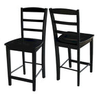 Tabouret de bar en bois massif