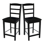 Tabouret de bar en bois massif