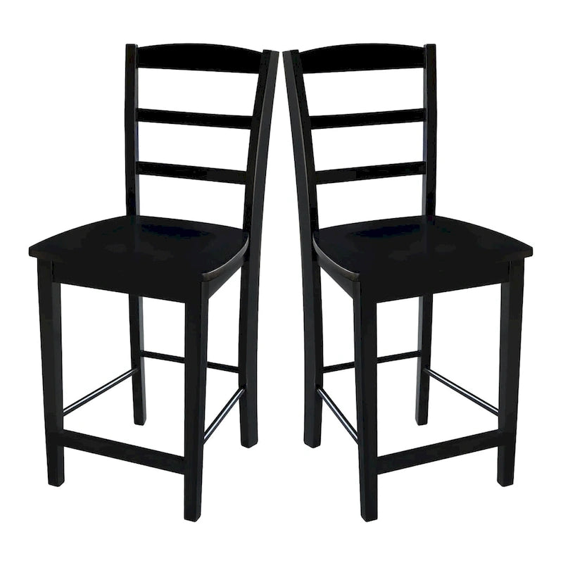 Tabouret de bar en bois massif