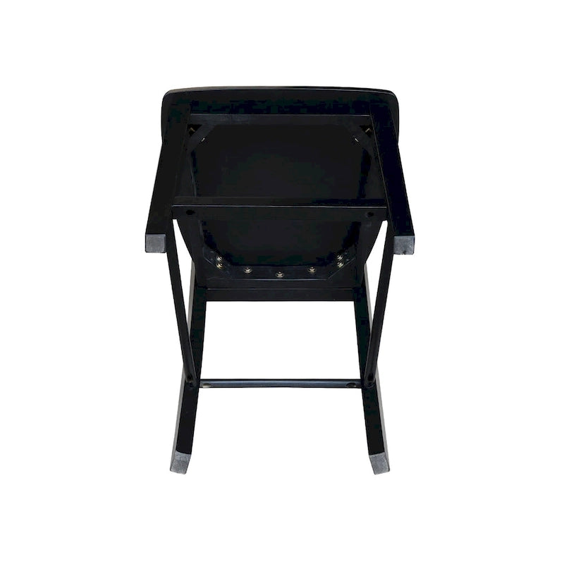 Tabouret de bar en bois massif