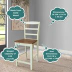 Tabouret de bar en bois massif