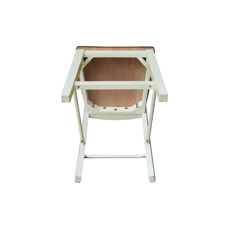 Tabouret de bar en bois massif