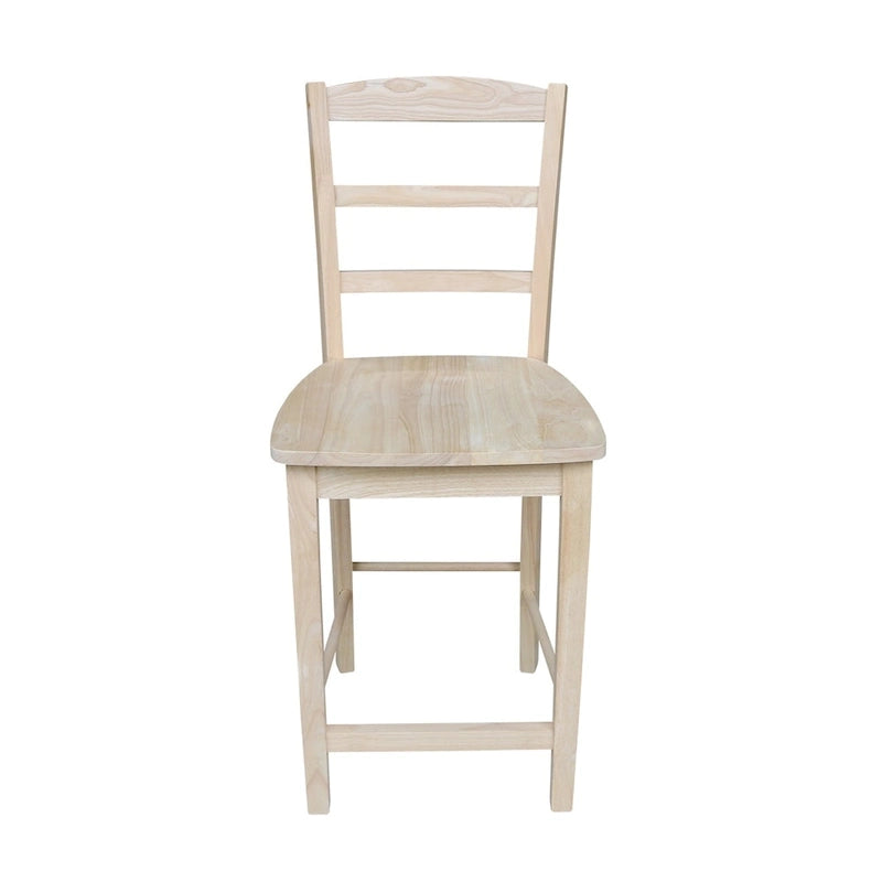 Tabouret de bar en bois massif