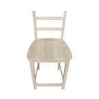 Tabouret de bar en bois massif