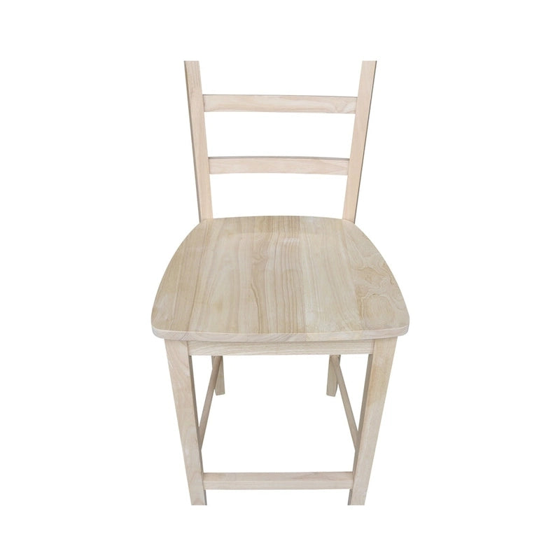Tabouret de bar en bois massif