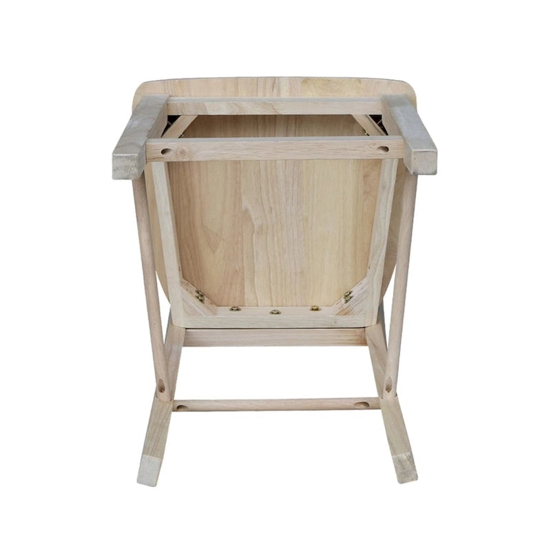 Tabouret de bar en bois massif