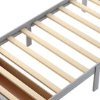 Lit plateforme avec tiroir de rangement
