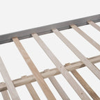 Lit de repos double avec lit gigogne simple et tiroirs de rangement