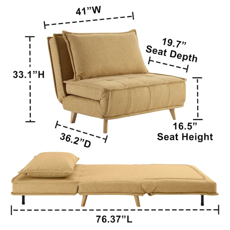 Fauteuil convertible modulaire moderne