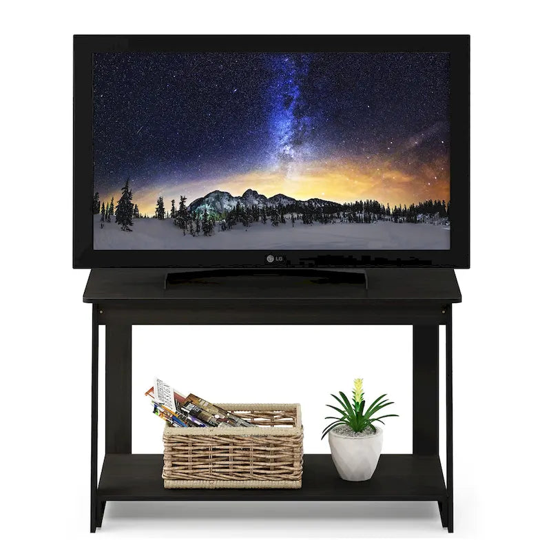 Meuble TV compact avec étagère inférieure