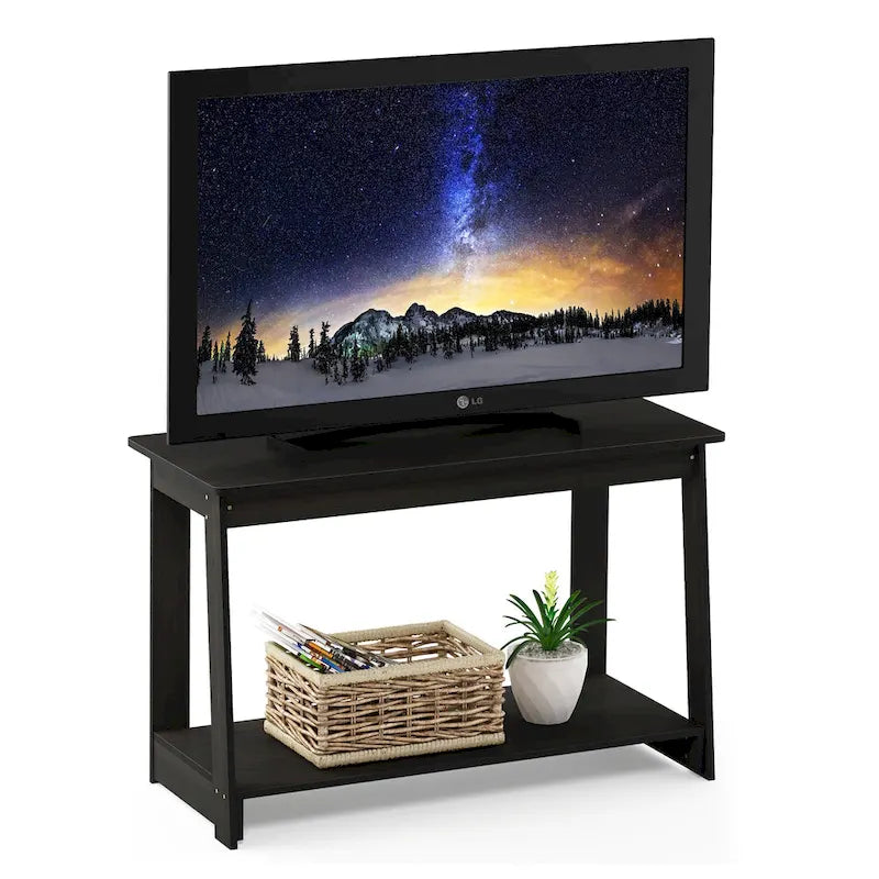 Meuble TV compact avec étagère inférieure
