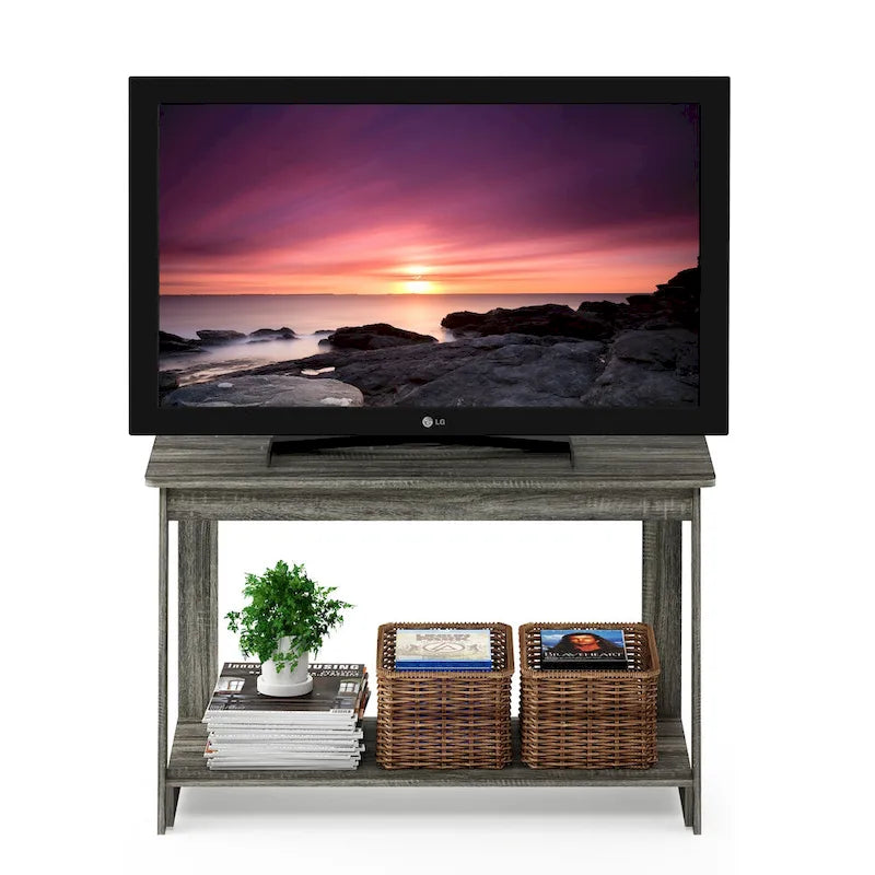 Meuble TV compact avec étagère inférieure
