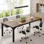 Bureau de direction de 70,8 pouces, grand bureau d'ordinateur de bureau