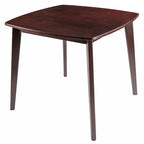 Table à manger en bois massif - Noyer, 34.02 x 34.02 x 29.33 pouces