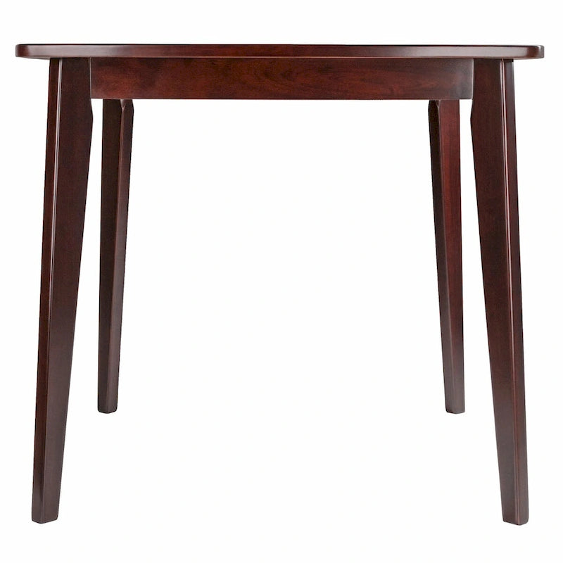 Table à manger en bois massif - Noyer, 34.02 x 34.02 x 29.33 pouces