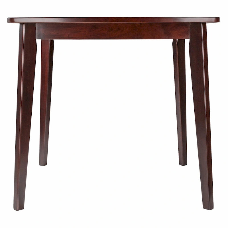 Table à manger en bois massif - Noyer, 34.02 x 34.02 x 29.33 pouces
