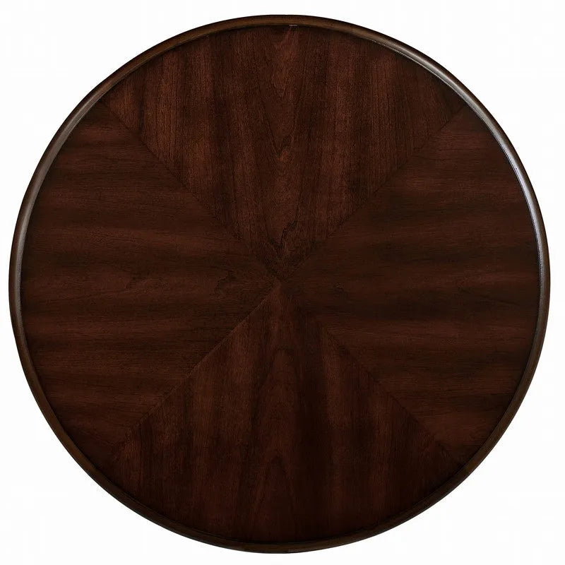 Table d'appoint ronde de 22 pouces avec étagère inférieure