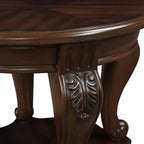 Table d'appoint ronde de 22 pouces avec étagère inférieure