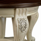 Table d'appoint ronde de 22 pouces avec étagère inférieure