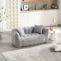 Pouf doux avec intérieur en mousse – Fauteuil inclinable carré pour le jeu vidéo et la télévision