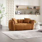 Pouf doux avec intérieur en mousse – Fauteuil inclinable carré pour le jeu vidéo et la télévision