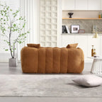 Pouf doux avec intérieur en mousse – Fauteuil inclinable carré pour le jeu vidéo et la télévision