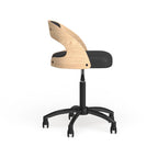 Chaise de bureau basse avec siège rembourré