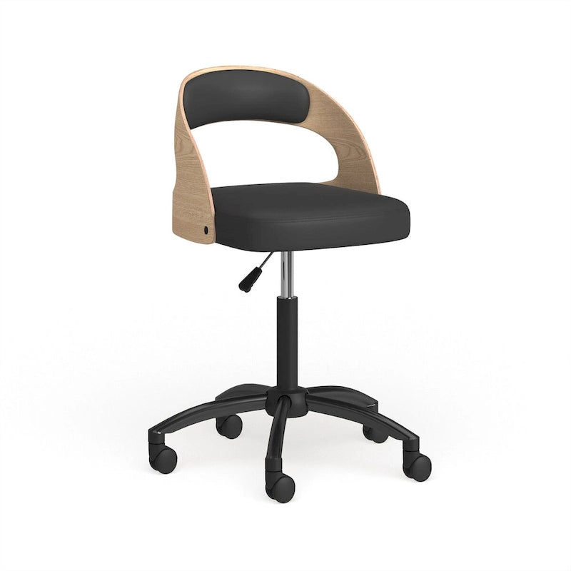 Chaise de bureau basse avec siège rembourré