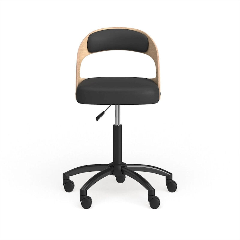 Chaise de bureau basse avec siège rembourré