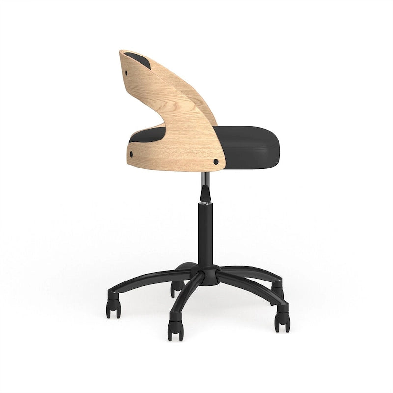 Chaise de bureau basse avec siège rembourré